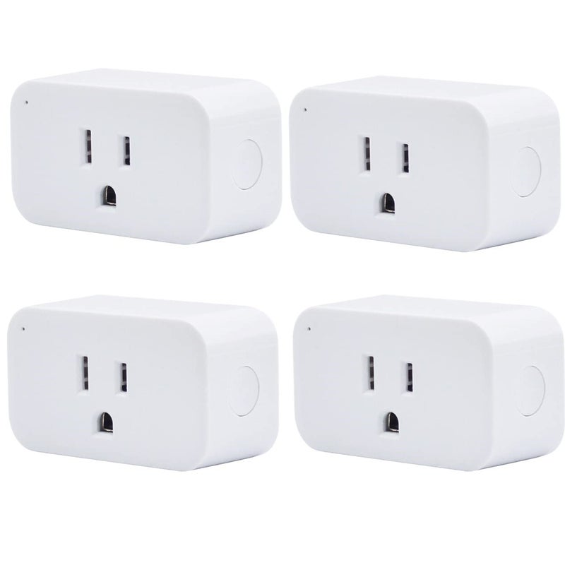 THIRDREALITY Smart Plug 4 Pack, 15A Smart Outlet with Timer Function, Zigbee Repeater, ETL Certified, Requires ZigBee Hub, No Power Meter - Image 1